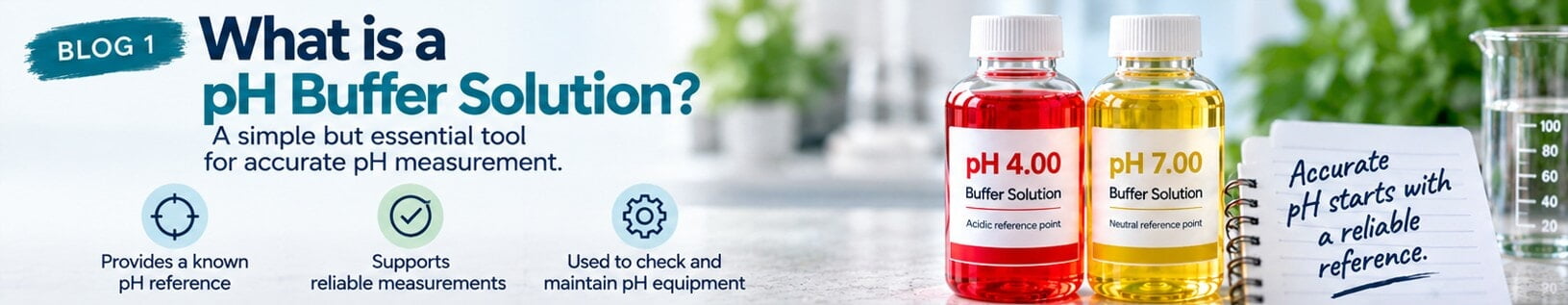 pH BUFFER SOLUTIONS - KEEPING pH MEASURMENTS ON TRACK (1/3)